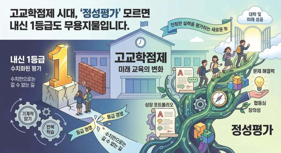 고교학점제 정성평가 완벽 대비 2026: 내신 1등급 넘어 합격 전략