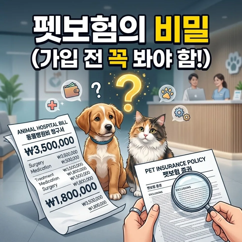 펫보험 장단점 완벽 분석 2026: 가입 전 필수 체크리스트