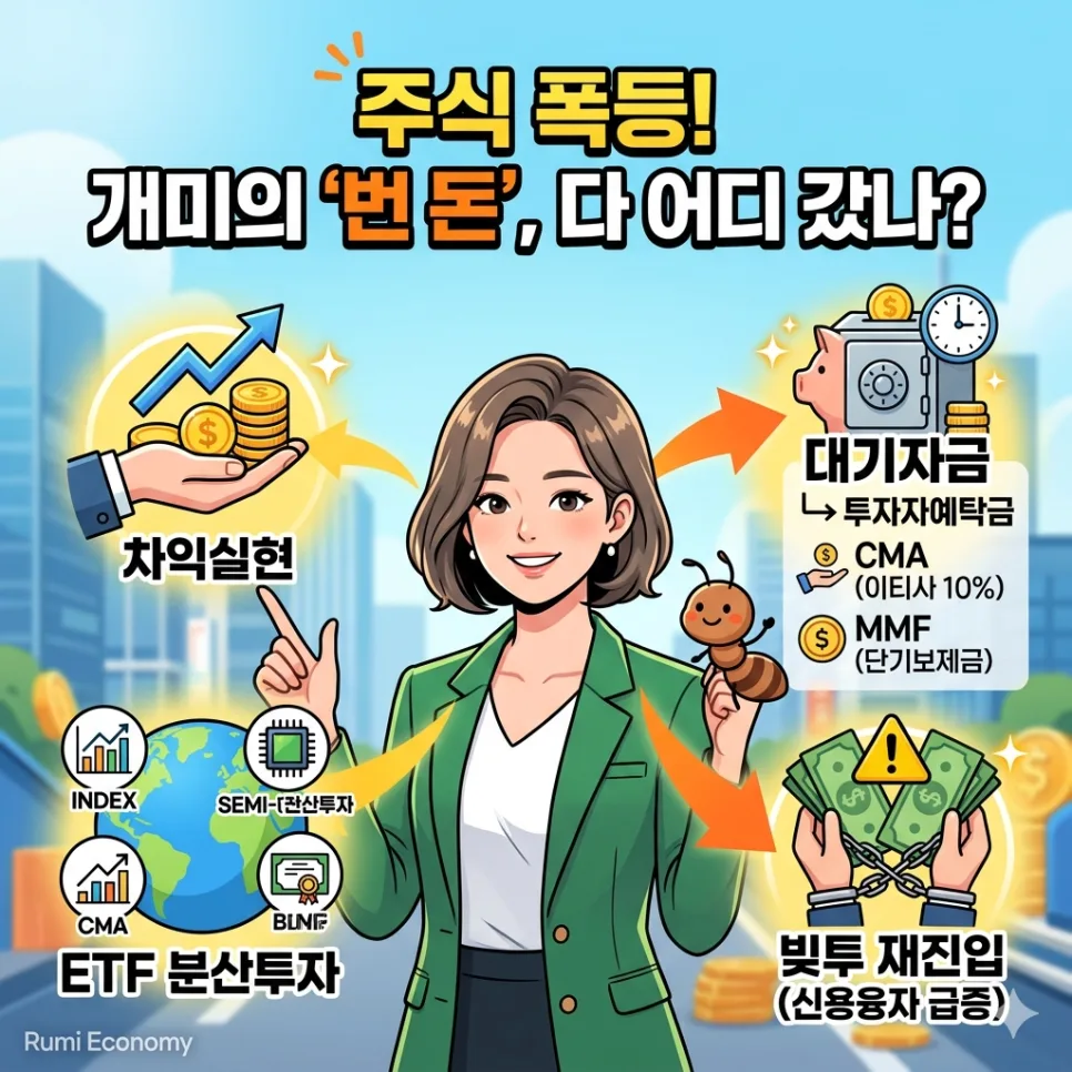 주식 수익금, 2026년엔 어디로? 개미 투자자 자금 흐름 분석