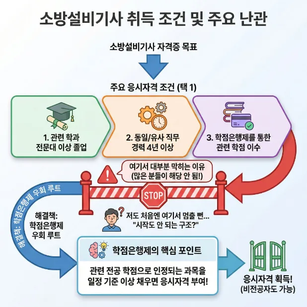 소방설비기사 비전공자 응시자격, 7개월 만에 취득한 비결 2026