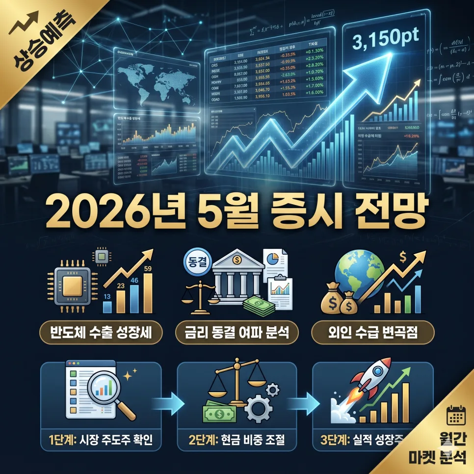 2026년 5월 주식 전망: 하반기 3100 돌파 위한 핵심 전략