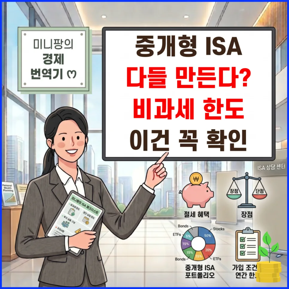 ISA 계좌 개설 2026: 비과세 한도, 장단점 완벽 분석