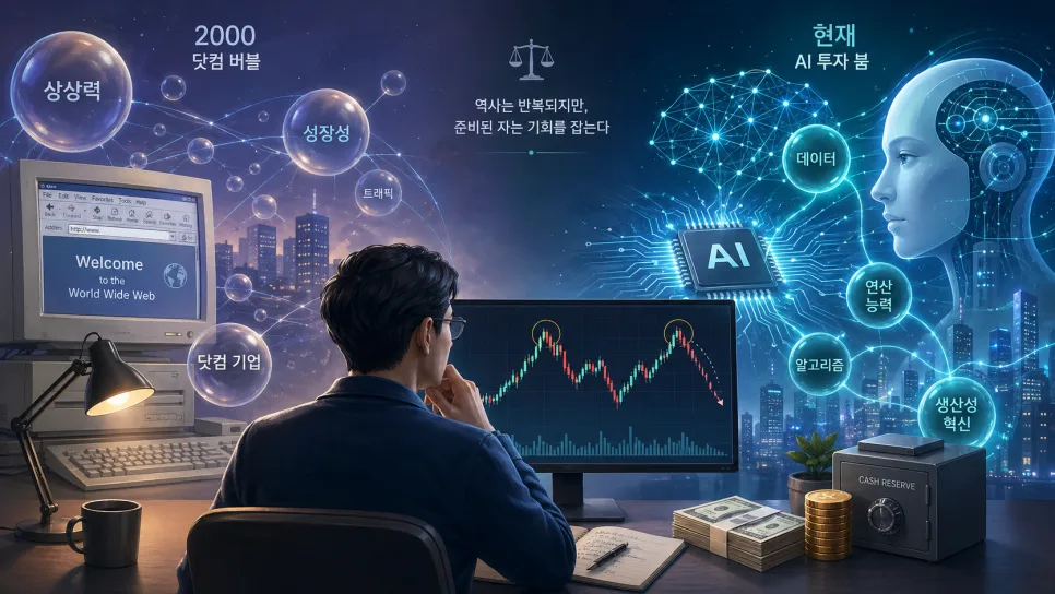 2000년 닷컴버블 붕괴 원인과 AI 시장 버블 가능성 2026