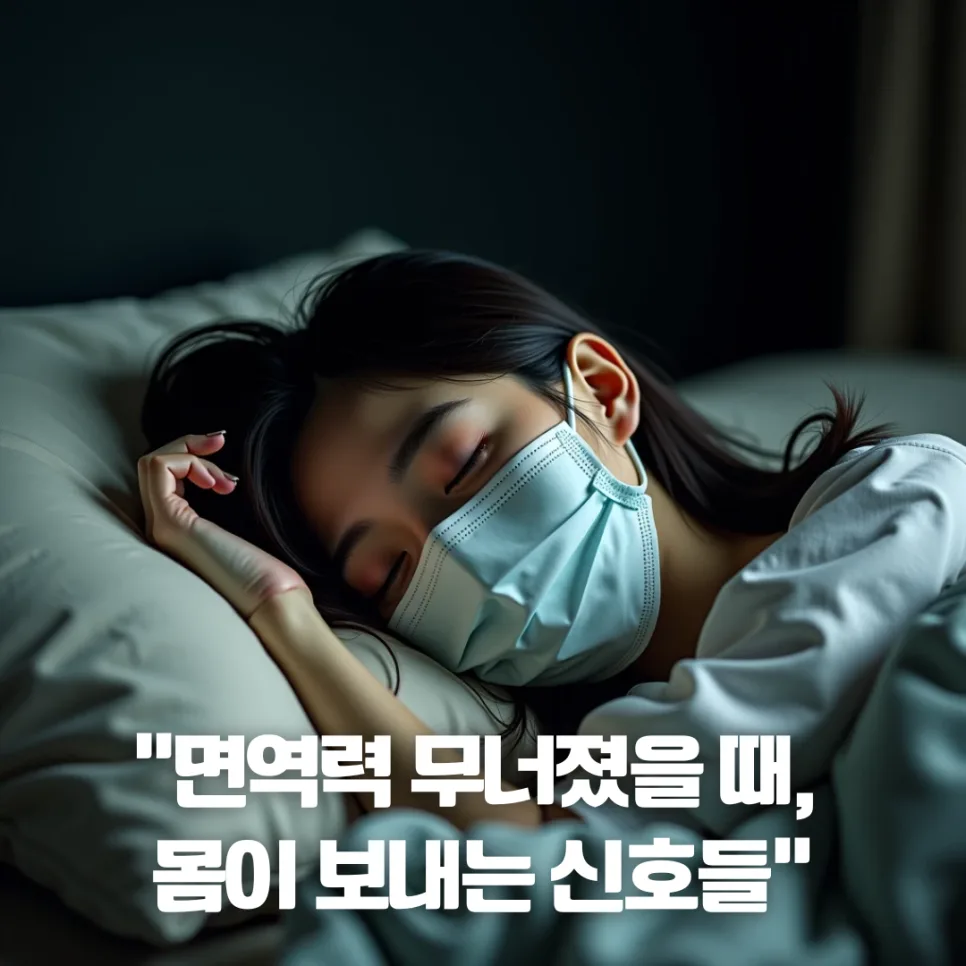 면역력 경고 신호 2026: 자주 아픈 당신을 위한 음식 가이드
