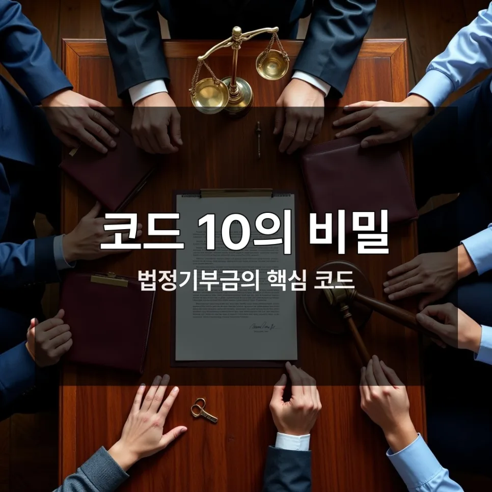 기부금 코드 10, 2026년 세금 환급 극대화 비법 공개