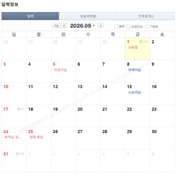 2026년 5월 국내 주식 시장 휴장일 3일 완벽 정리