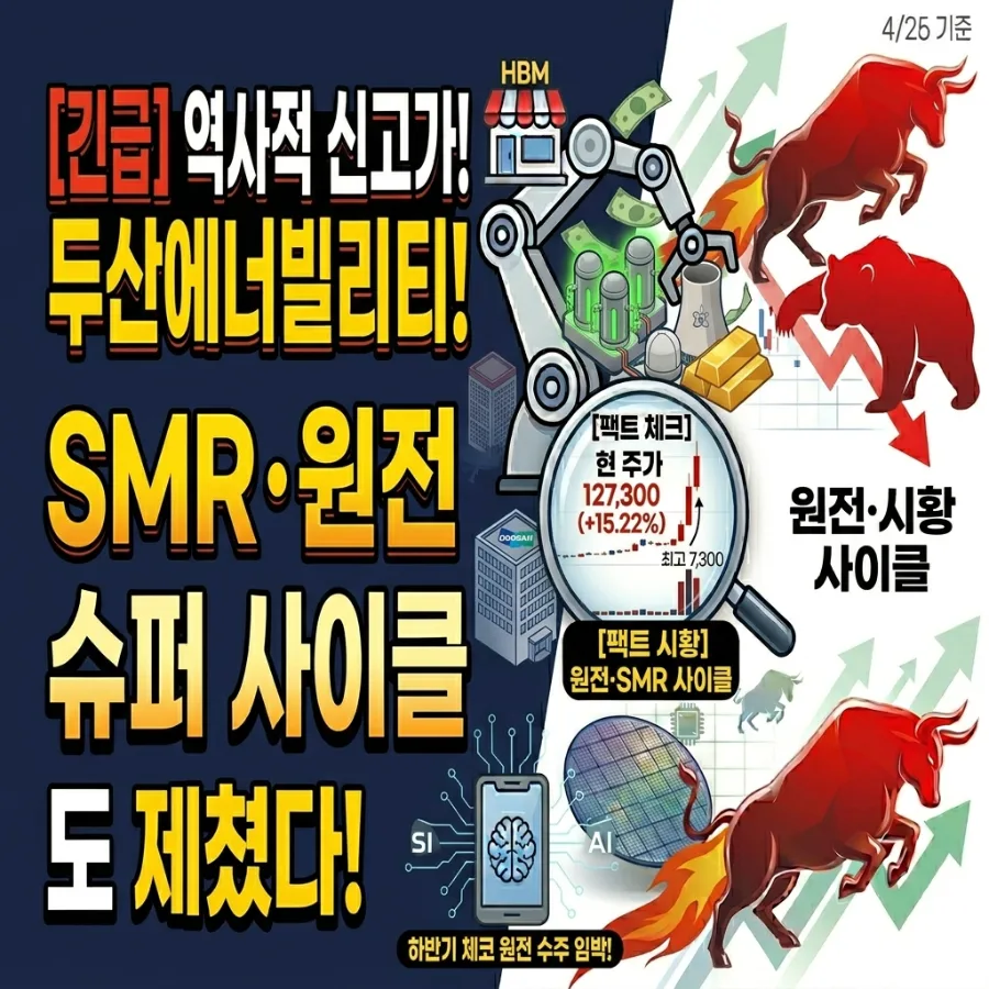 두산에너빌리티 12만 원 돌파, 2026년 목표주가 15만 원 가능할까?