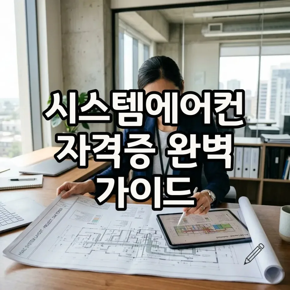 시스템에어컨 전문가 되는 법: 2026년 자격증 시험 완벽 가이드
