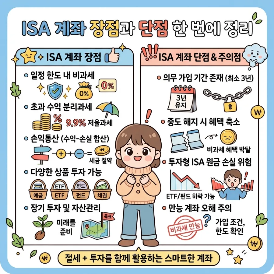 ISA 계좌 2026년 활용법: 장점·단점·주의사항 완벽 분석