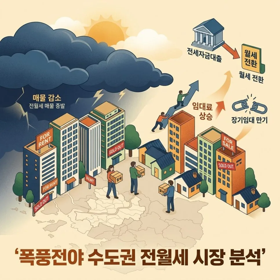 서울 전월세 매물 증발 이유와 대출 변화 2026년 전망