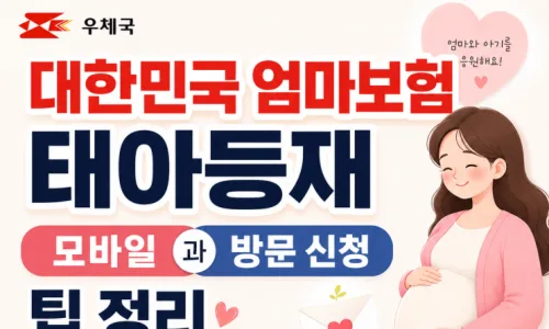 우체국 태아등재 vs 민간보험 등재 차이점 2026년 완벽 비교 2
