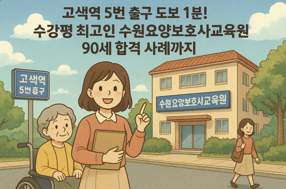 수원 요양보호사 자격증 취득 2026: 합격률 높은 교육원 선택법