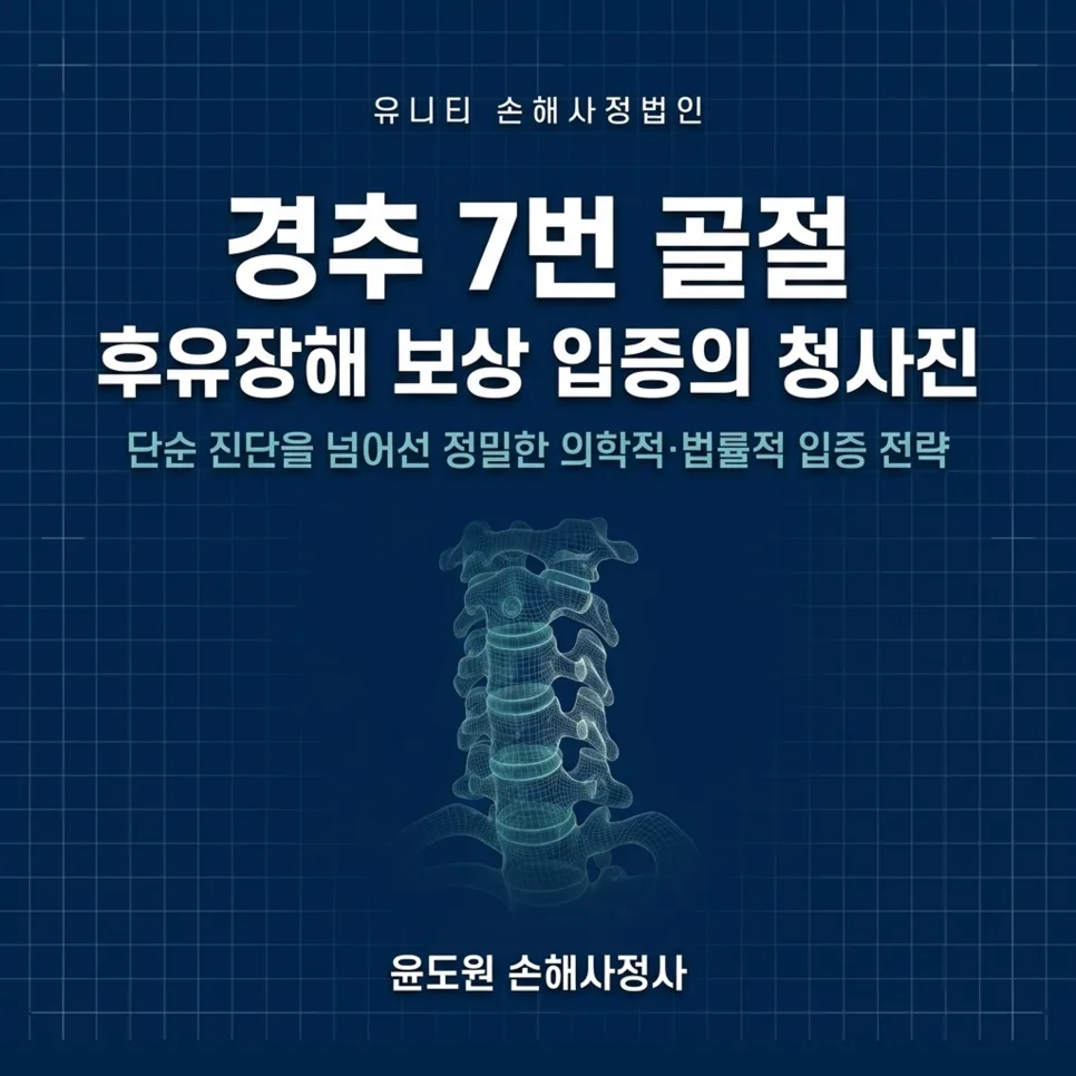경추 7번 골절 후유장해 보상, 삭감 없이 받는 법 2026
