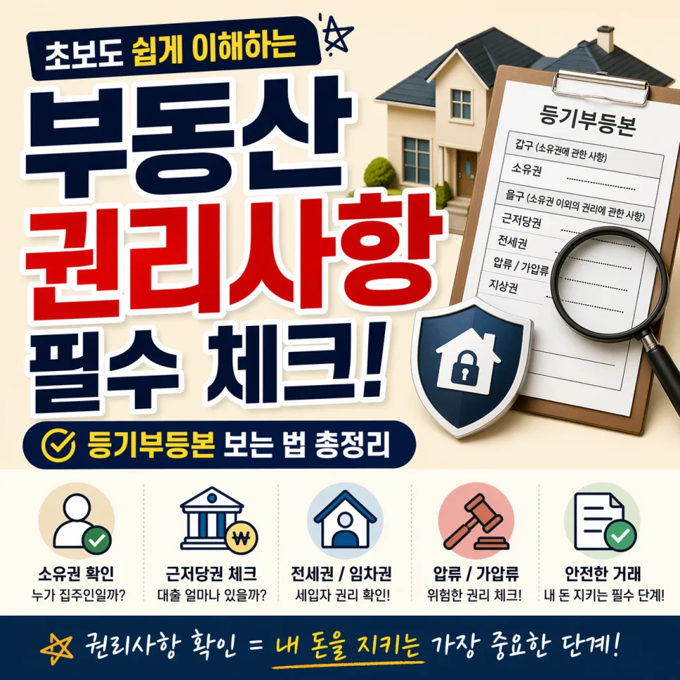 부동산 권리사항 2026년 완벽 분석: 등기부등본 확인법