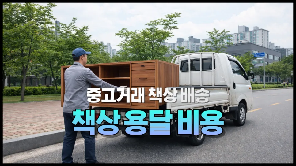 책상 용달 비용 2026: 중고거래 책상 배송 완벽 가이드