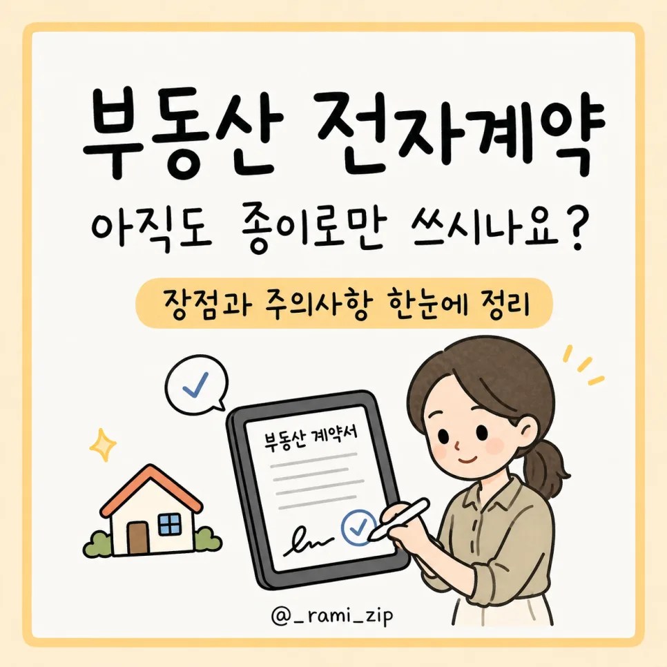 부동산 전자계약 2026: 종이 없는 편리함과 혜택 총정리
