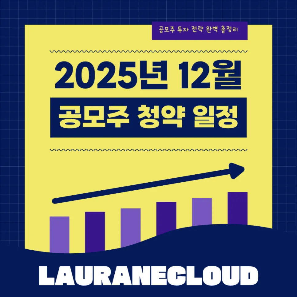 2026년 12월 공모주 청약 일정 및 유망주 분석
