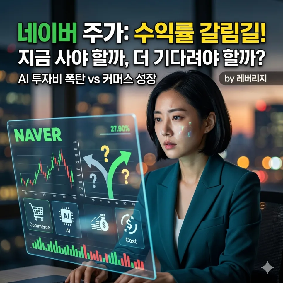네이버 주가, AI 투자 비용 부담 속 성장 가능성은? 2026