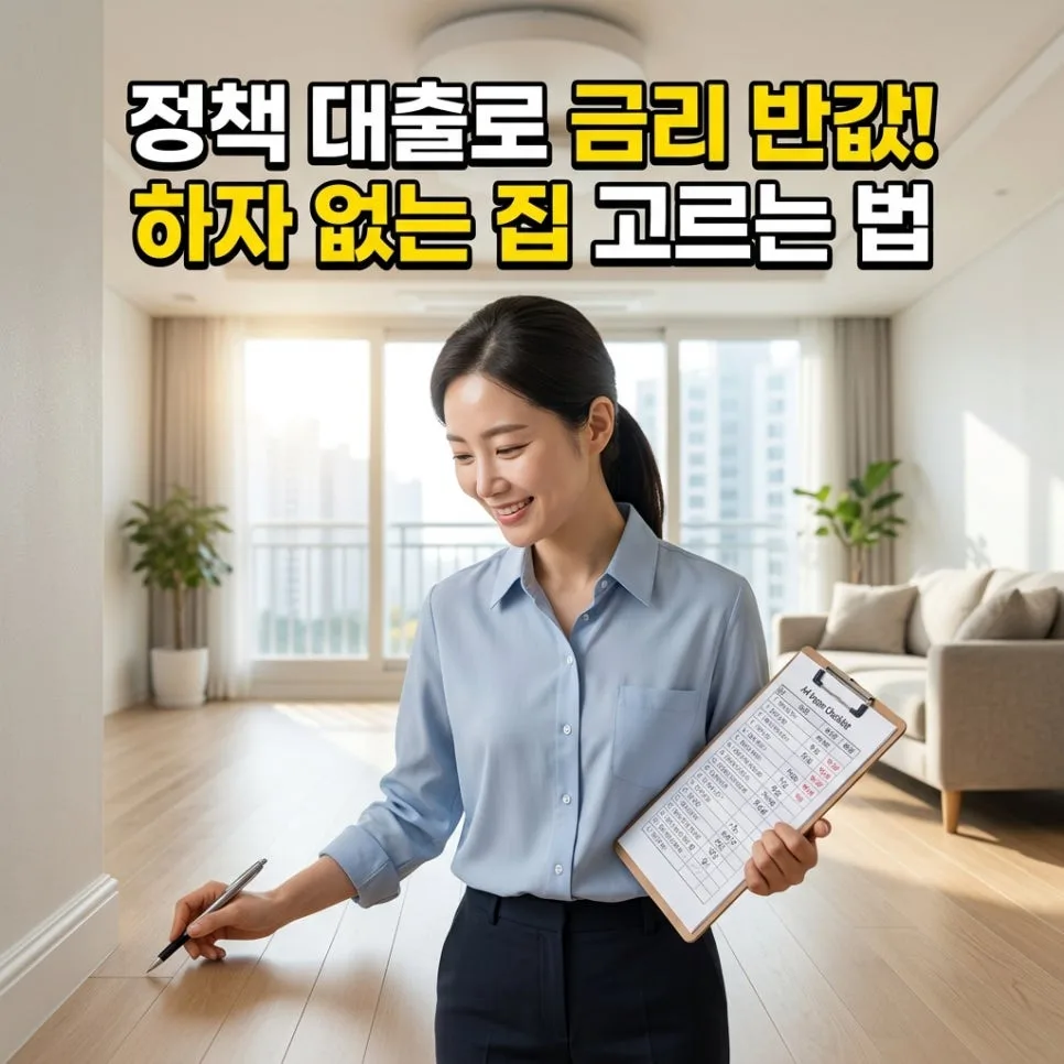 내 집 마련 필수 체크리스트 2026: 정책 대출과 하자 점검 총정리
