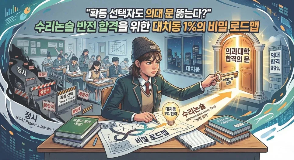 확통 선택자 의대 합격 로드맵 2026: 수리논술 전략 공개