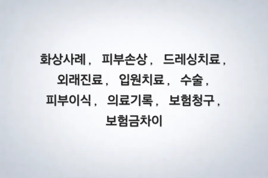 같은 화상인데 보험금 차이 2026년, 구조별 보장 총정리