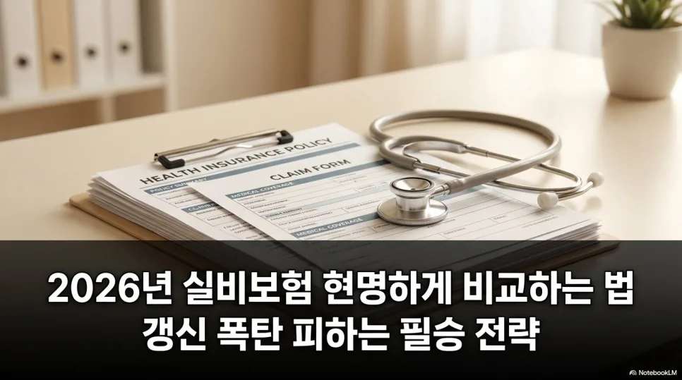 2026년 실비보험 갱신 폭탄 피하는 3가지 핵심 비교법
