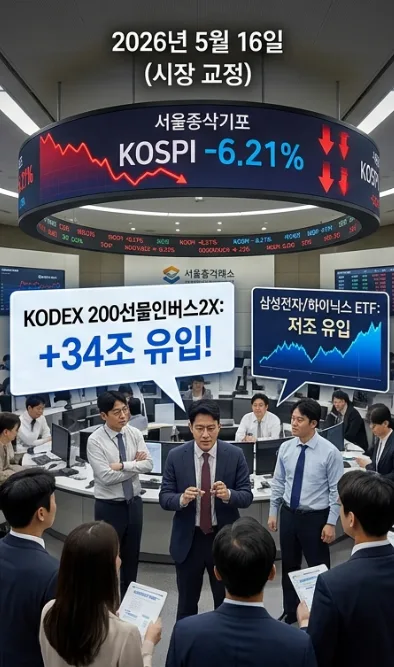 코스피 8000 돌파 후 '곱버스' 34조 투자, 그 이유는? 2026 2