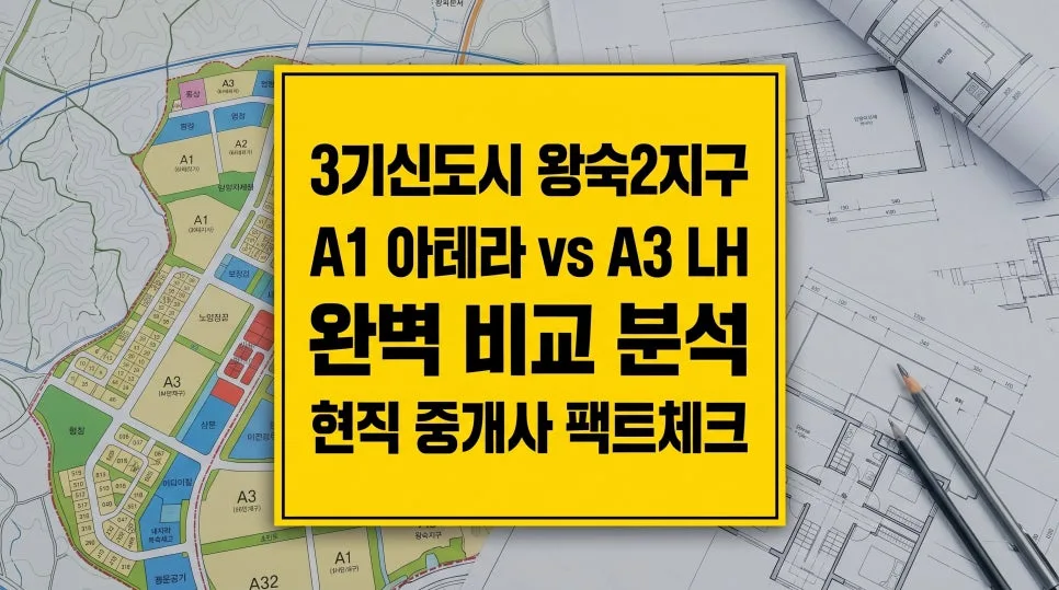 왕숙2지구 본청약 A1/A3 분양가, 2026년 안전마진 2억 확보 가능할까?