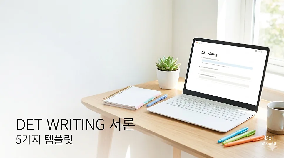 듀오링고 DET 영어 작문 서론 템플릿 5가지 (2026 최신)