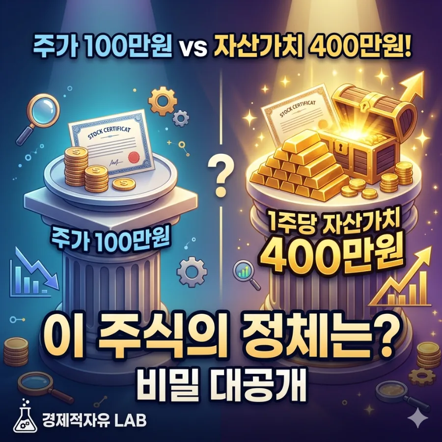 태광산업 주가 100만원대, 자산가치 400만원? 2026년 투자 전략