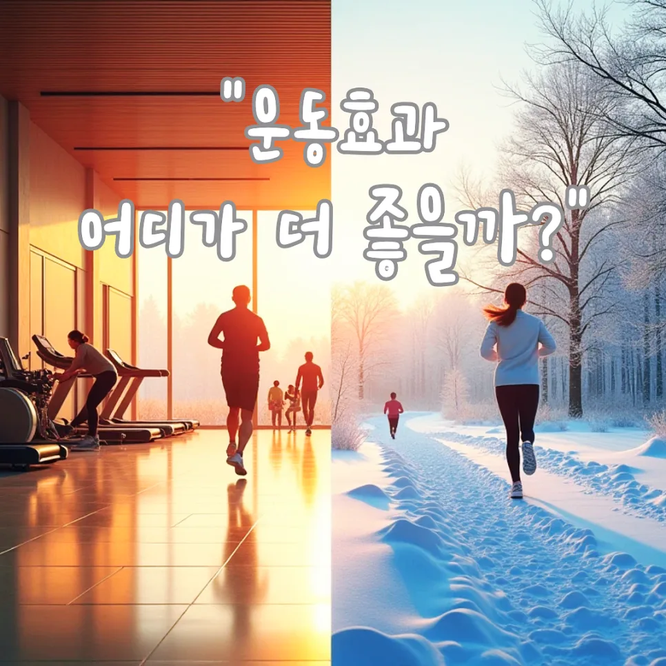 2026년 다이어트 운동 장소, 따뜻한 곳 vs 추운 곳 효과 비교
