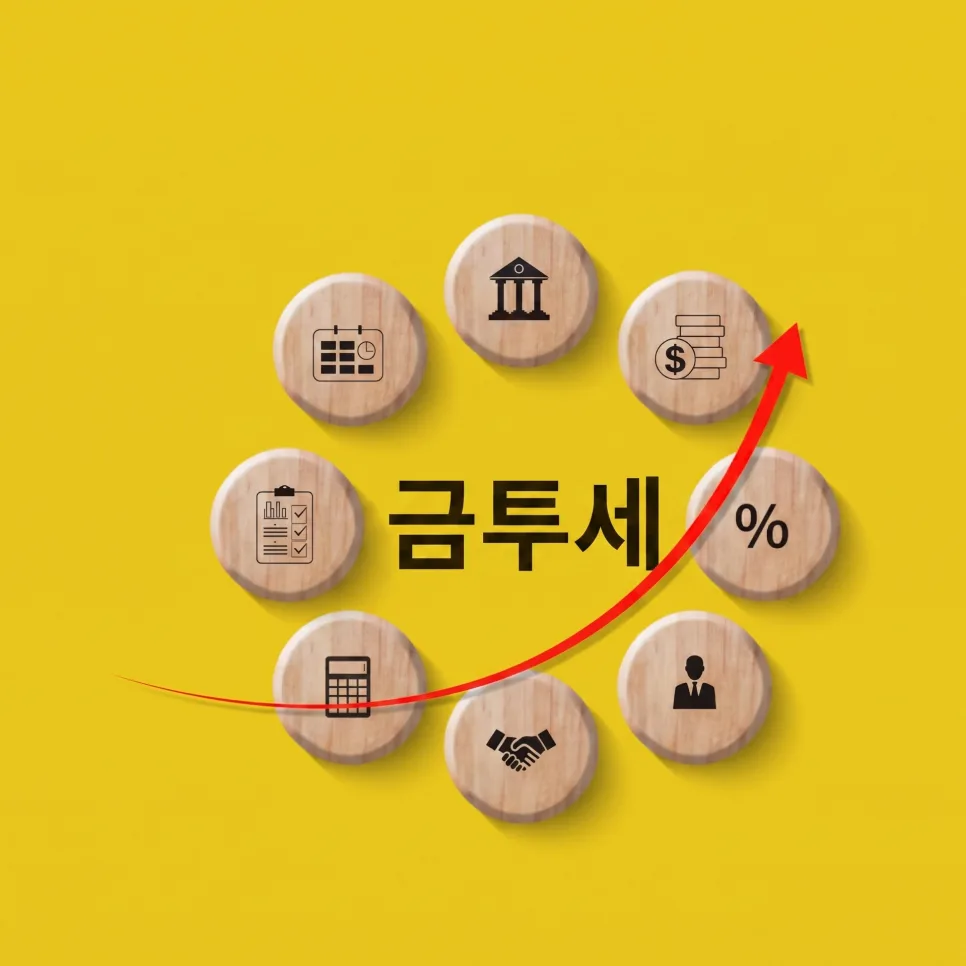 금투세 재도입 가능성 2026: 5천만원 초과 수익 시 세금 폭탄 피하는 법