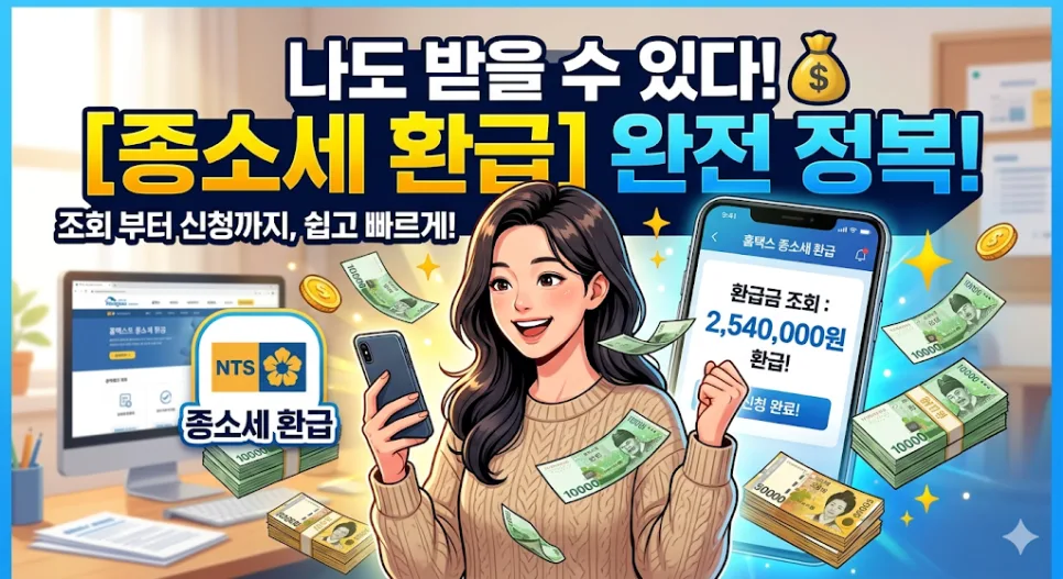 종합소득세 환급금, 2026년 지급일과 조회 방법 총정리
