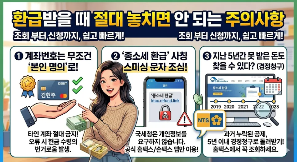 종합소득세 환급금, 2026년 지급일과 조회 방법 총정리 2