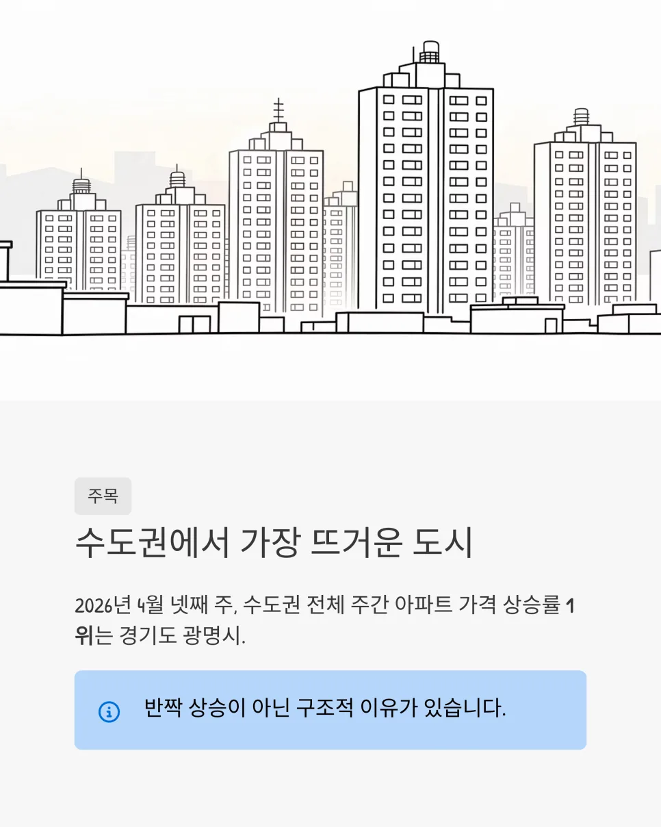 광명 아파트 집값 상승률 1위 이유 2026: 지역번호 02 배경과 호재 분석 2