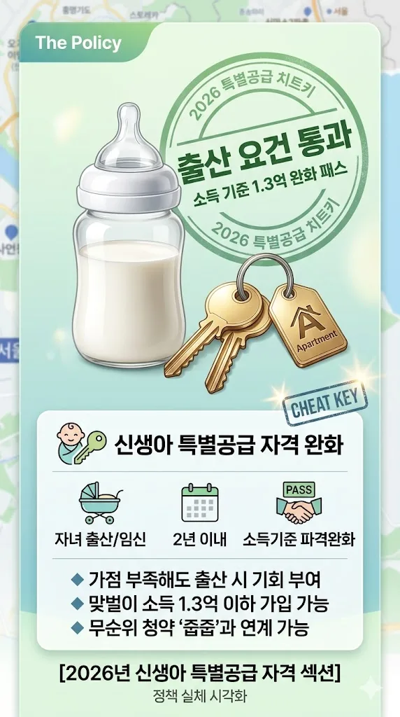 2026년 청약 가점 낮아도 당첨되는 추첨제·특공 전략 2