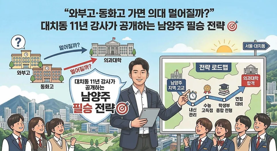 와부고·동화고 의대 진학 전략 2026: 남양주 입시 필승법