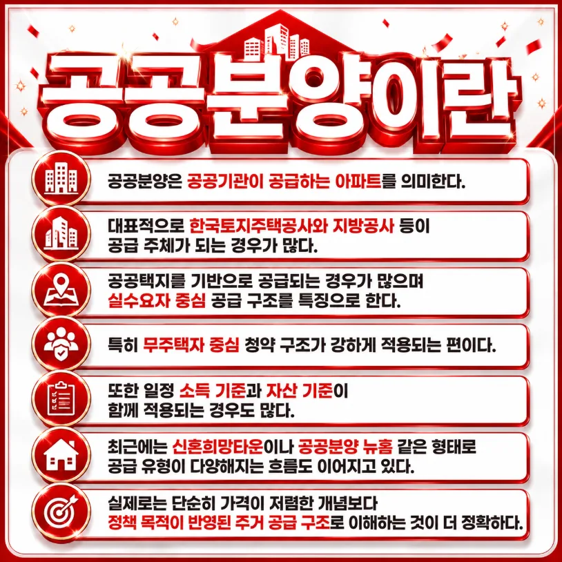 공공분양 vs 민간분양 2026: 뜻, 자격조건, 차이점 완벽 비교 2