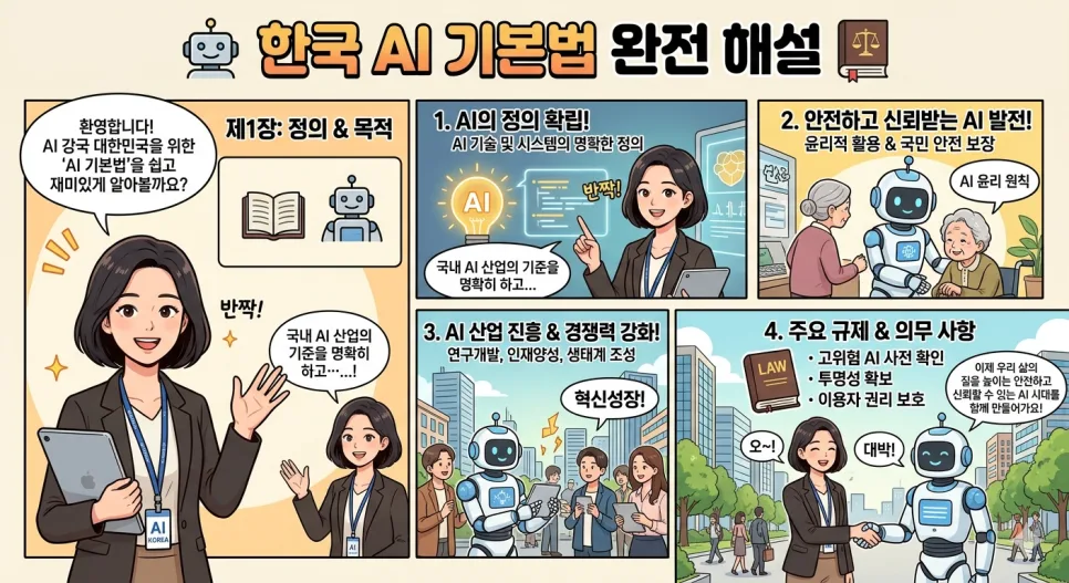 한국 AI 기본법 2026년 시행: 기업 의무와 핵심 내용은?