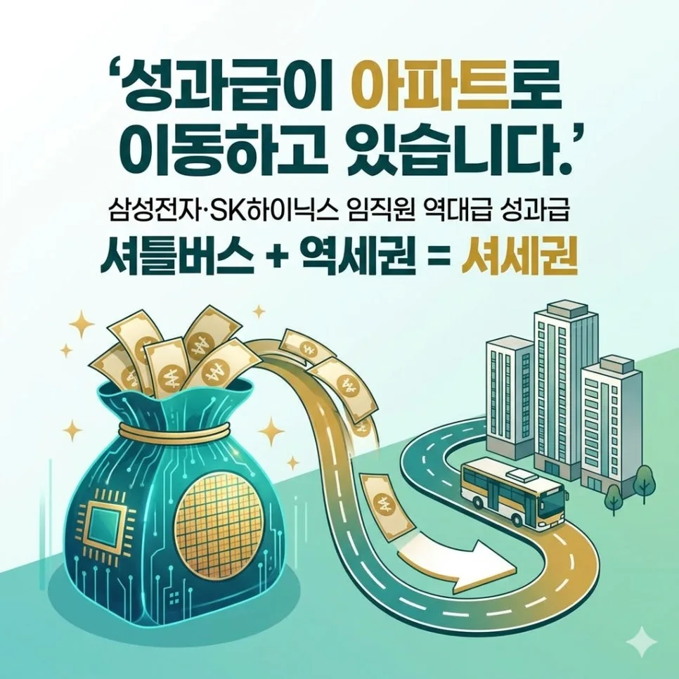 2026년 반도체 셔세권 아파트, 성과급으로 집값 상승할까?