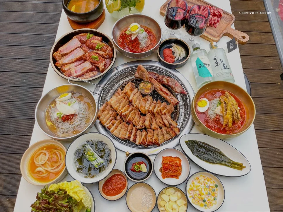 합정 숯불구이 맛집 2026: 다독이네 뼈삼겹갈비 후기