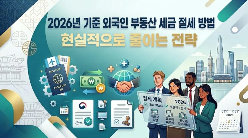 Foreigner Real Estate Tax Savings 2026: Key Strategies
