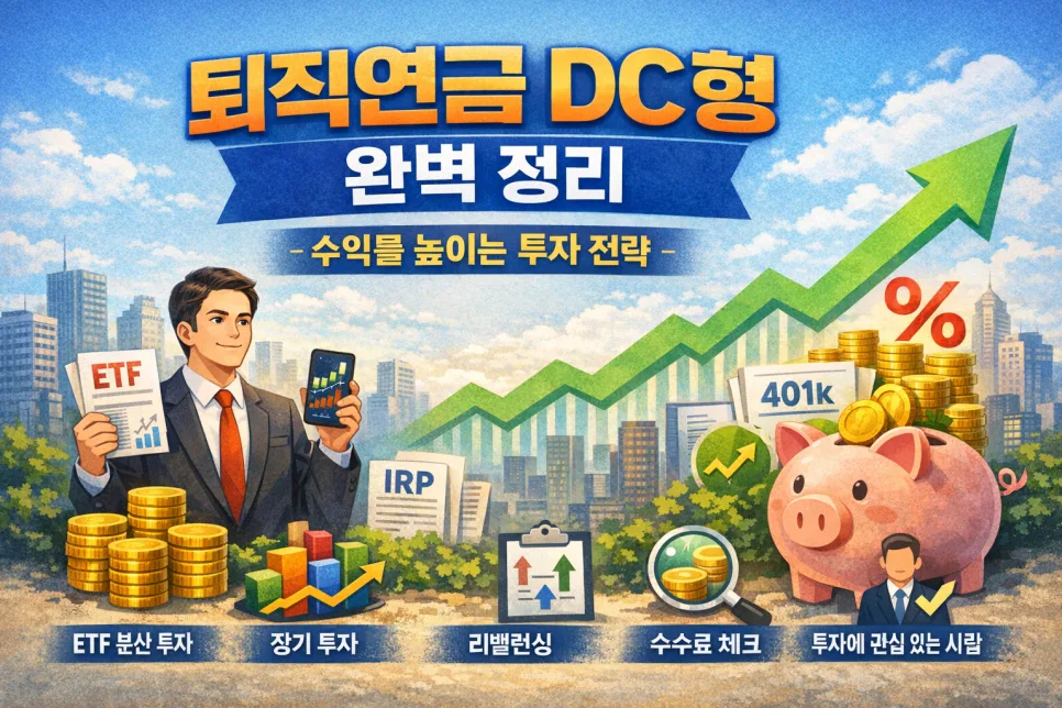 퇴직연금 DC형 2026년 총정리: DB형과 차이점, 수익률 높이는 법