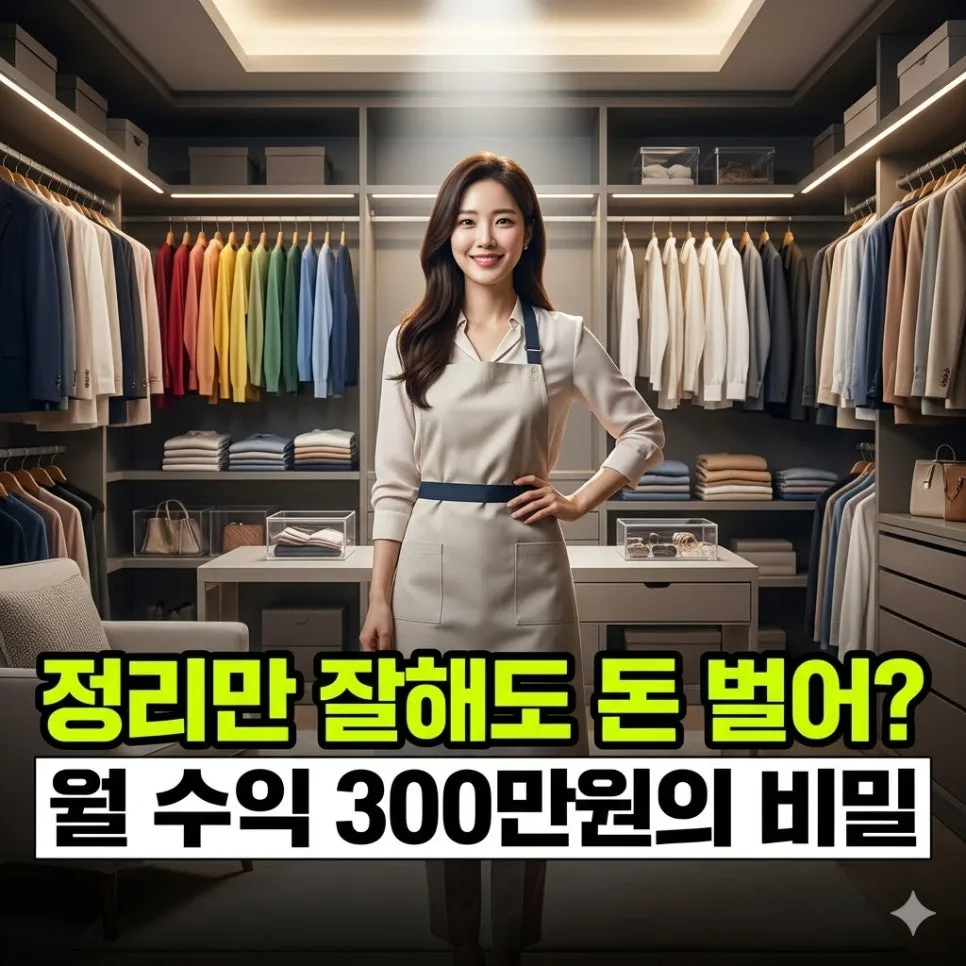 정리수납 전문가 되는 법: 시급 5만원 받는 노하우 2026
