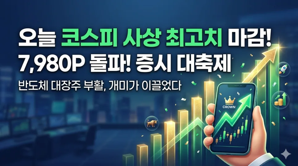 코스피 8000 시대 임박? 2026년 증시 전망 총정리