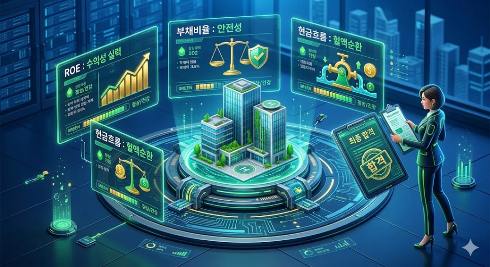 2026년 망하지 않을 기업 찾는 법: ROE, 부채비율, 현금흐름 3가지 핵심 지표