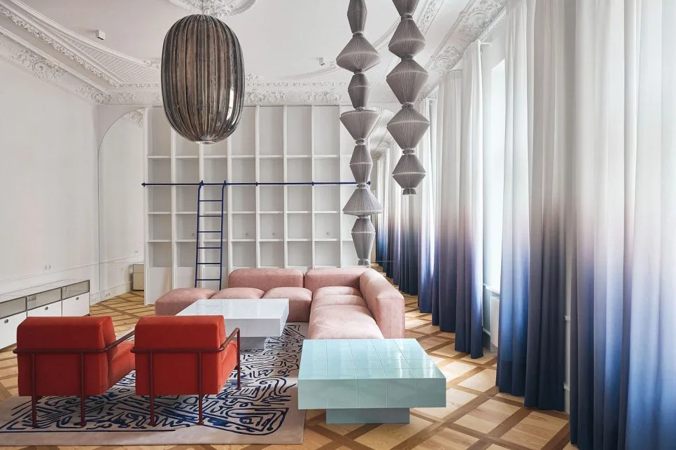 Korean Apartment Style 2026: Historic Warsaw Flat Gets Vibrant Makeover