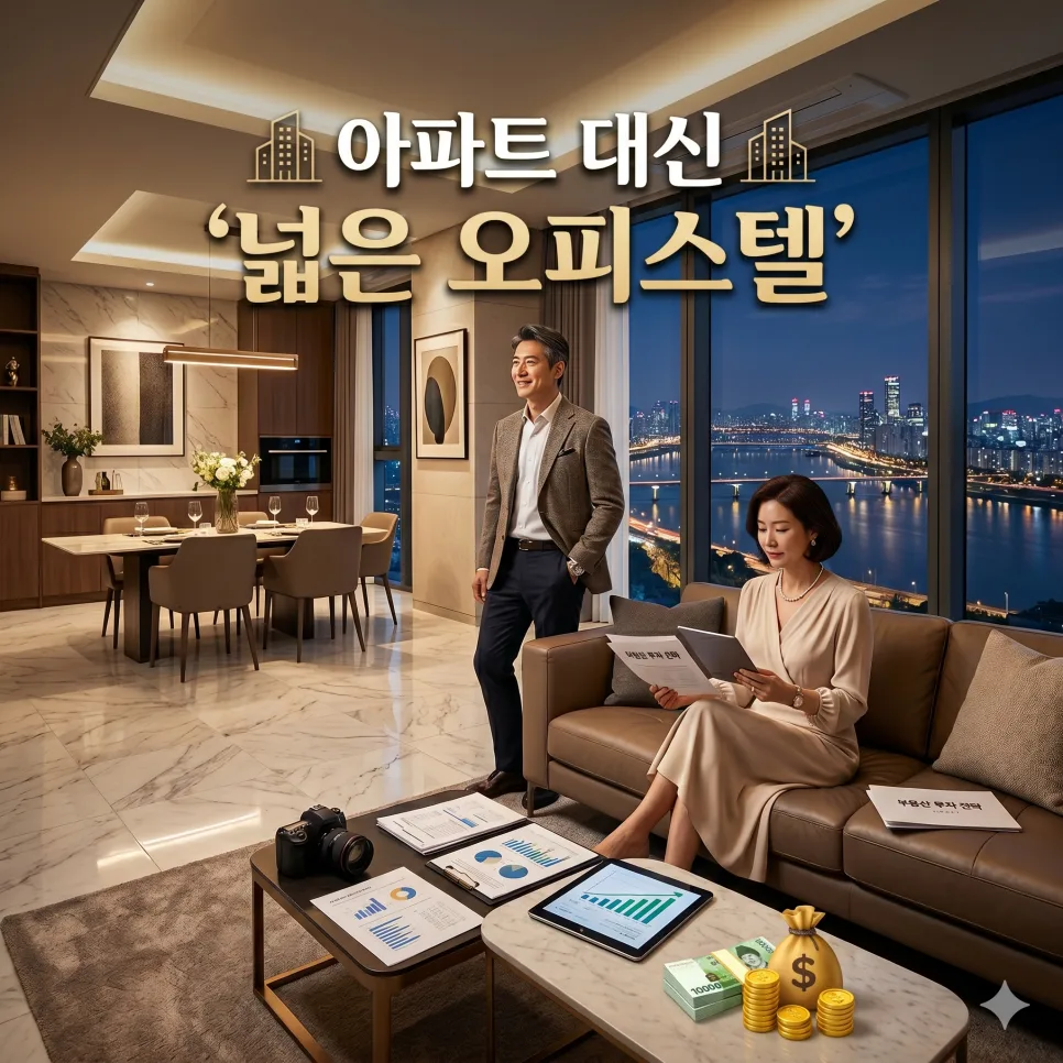 2026년 서울 대형 오피스텔, 부자들이 아파트 대신 선택하는 이유