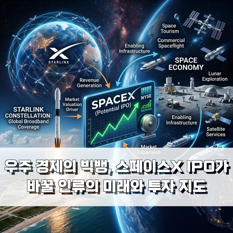 스페이스X IPO, 우주 경제 전망과 투자 기회 2025