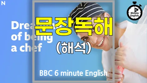 셰프의 꿈, BBC 6분 영어로 배우는 요리 용어 2026